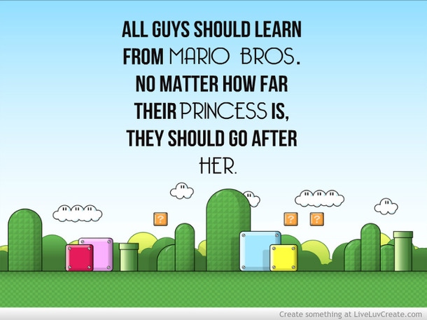 Super Mario Brothers Quotes. QuotesGram