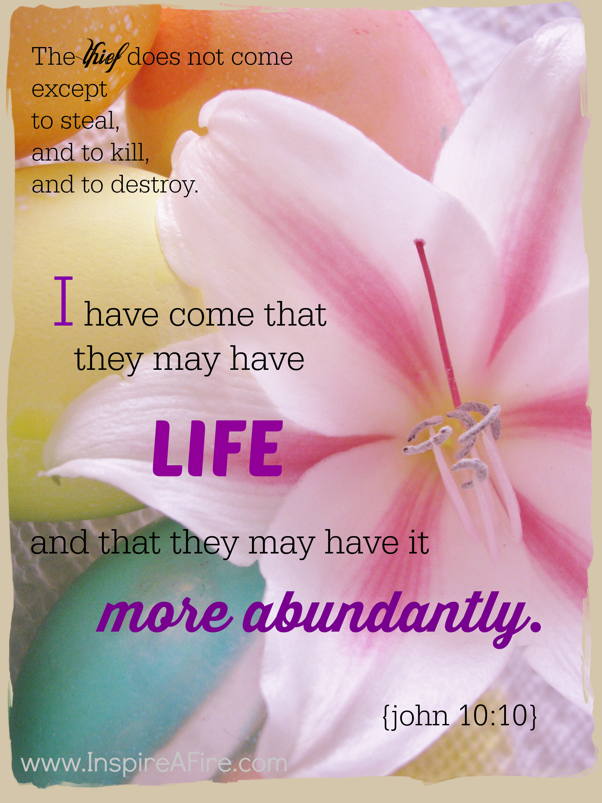 Abundant Life Quotes Quotesgram Abundant Life Quotes Quotesgram