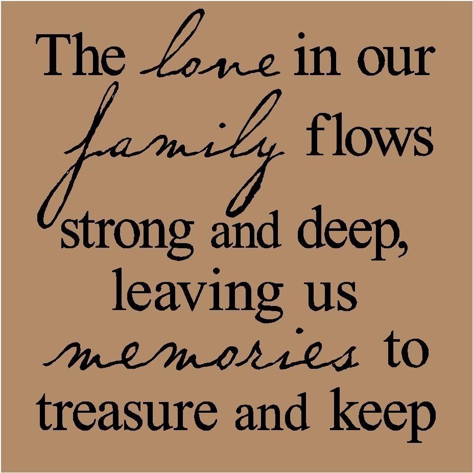 Inspirational Quotes  About Family  Memories QuotesGram