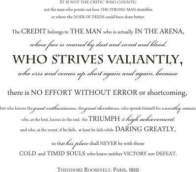 Teddy Roosevelt Quotes Critic. QuotesGram