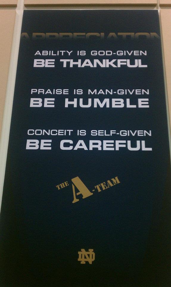 Notre Dame Football Coach Quotes QuotesGram