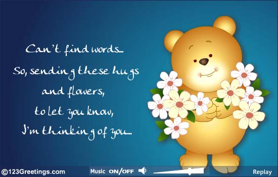 thinking of you today sympathy