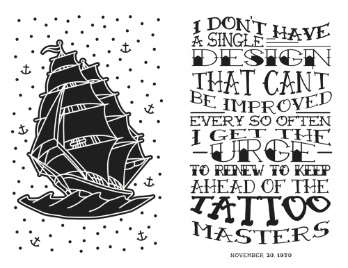 Sailor Jerry Quote : sailor jerry ship | Traditional tattoo, Tattoo