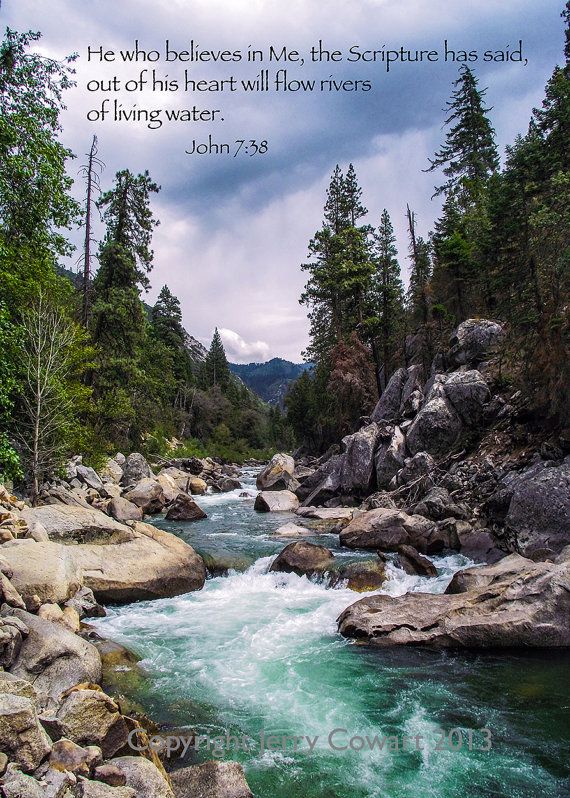 flowing river bible verse
