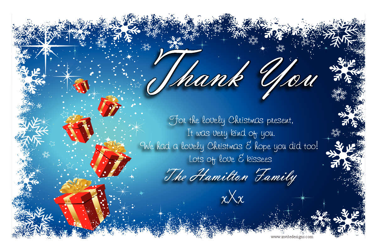 Christmas Thank You Quotes QuotesGram