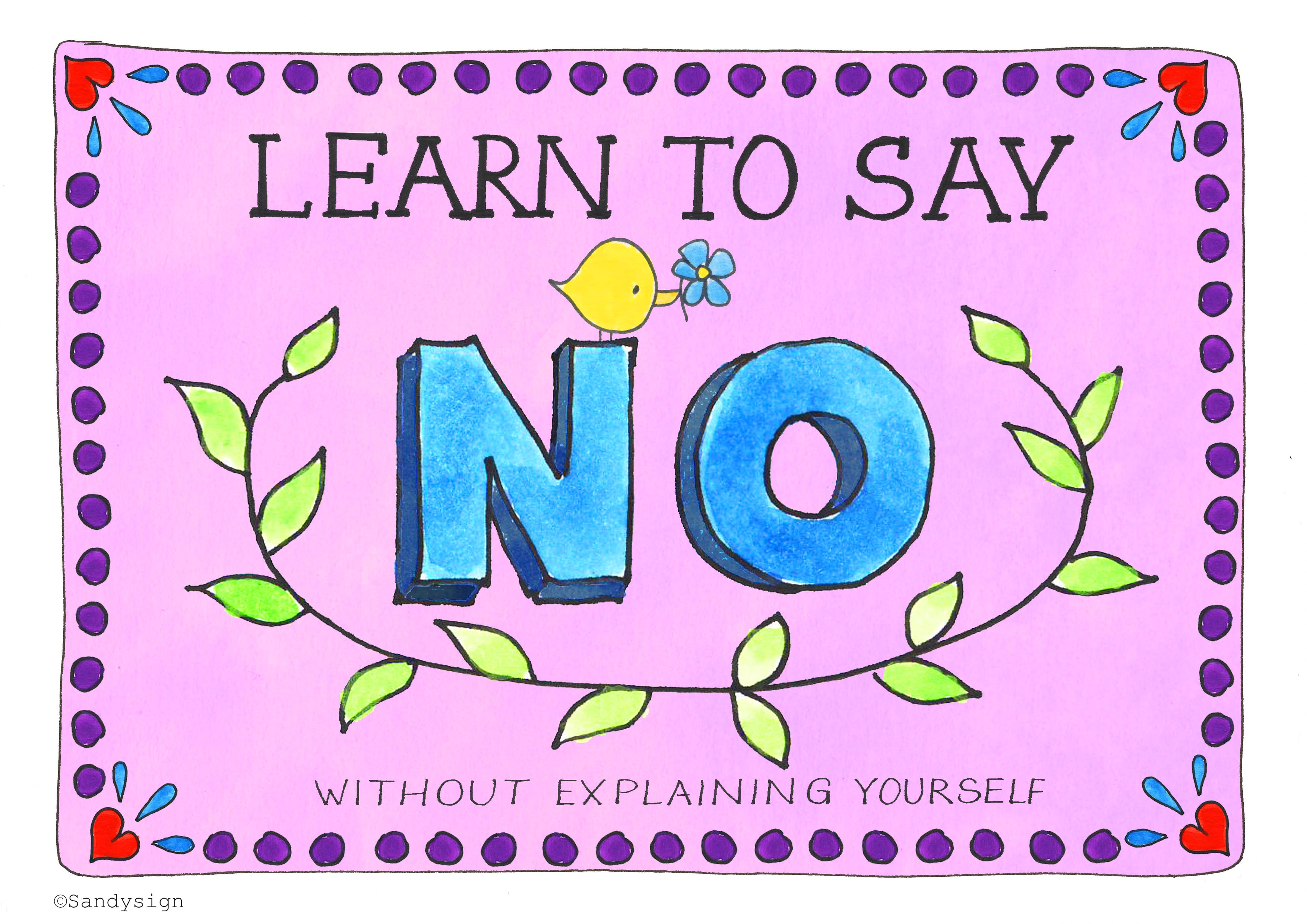 Learning to say no quotes quotesgram
