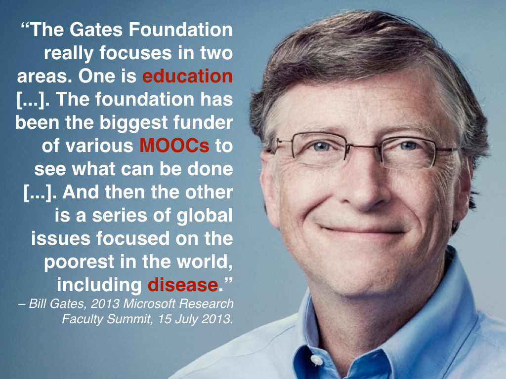 1276414139 Bill Gates on MOOCs and global public health
