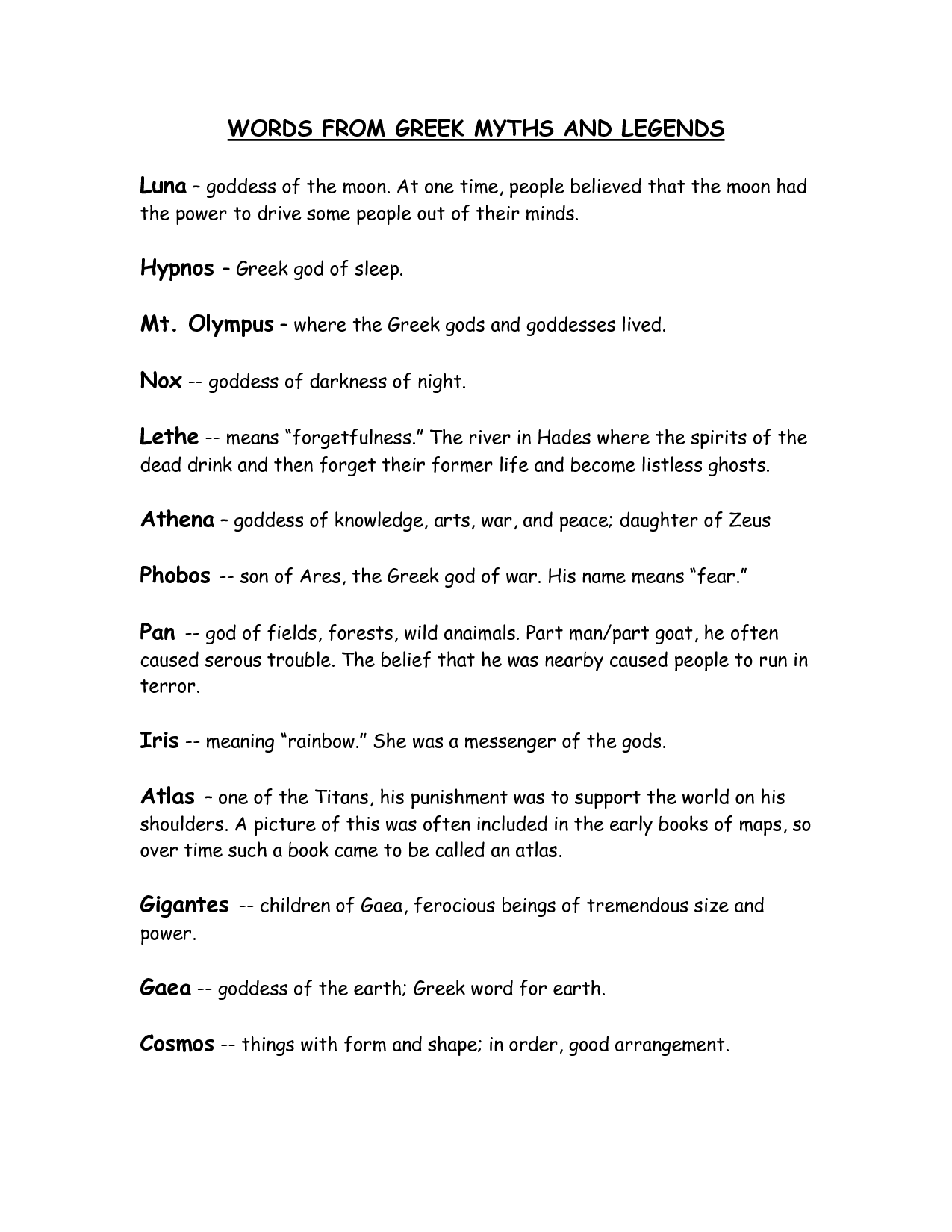 34+ Greek And Roman Mythology Names Pics
