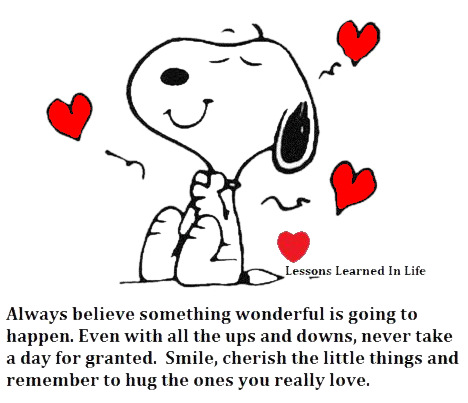 Snoopy Thinking Of You Quotes. QuotesGram