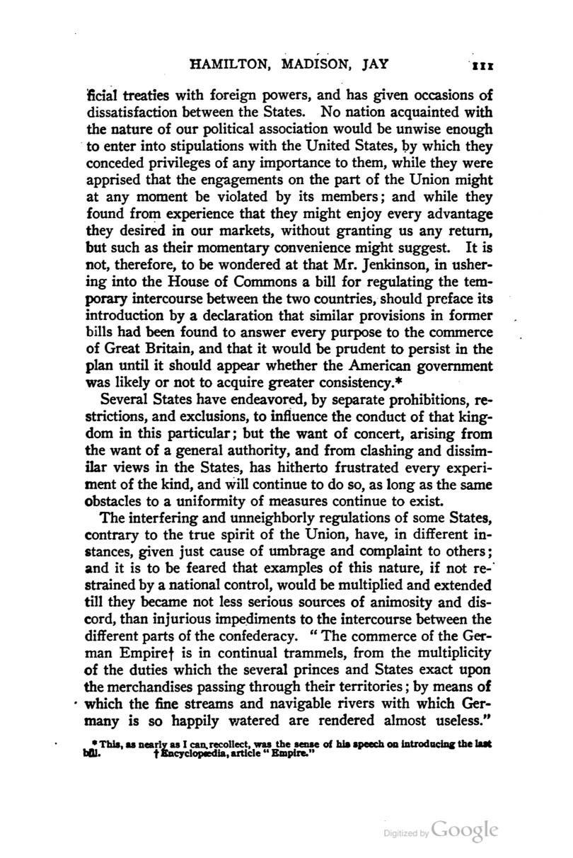 James madison essay