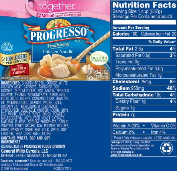 31 Progresso Soup Nutrition Label Labels Design Ideas 2020