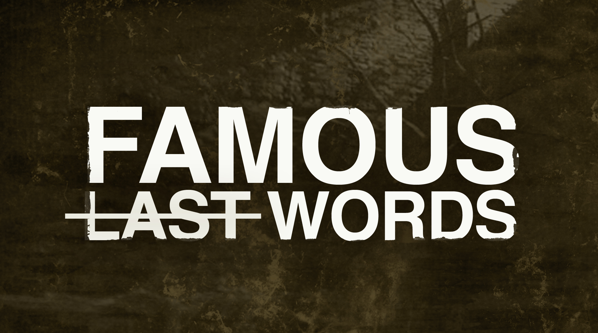 Слово саид. Famous last Words. Famous last Words обои. Famous last Words перевод. Famous last Words logo.