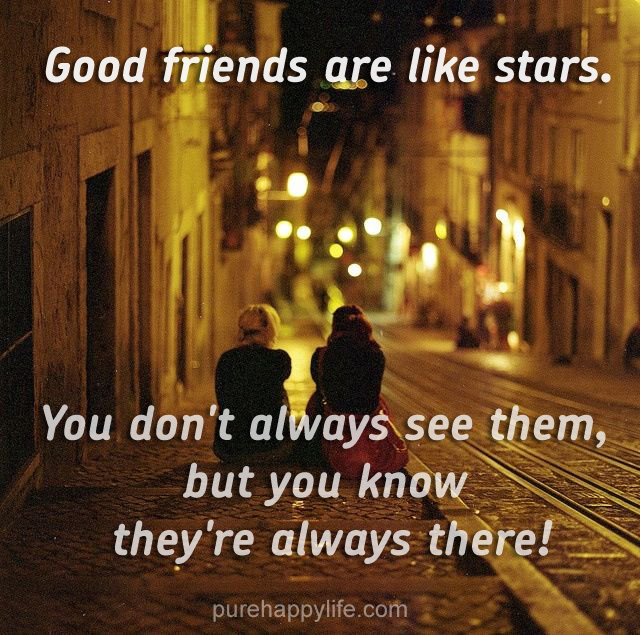 Featured image of post Friendship Friends Are Like Stars Quote