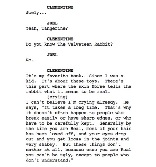 Eternal Sunshine Of The Spotless Mind Quotes Quotesgram