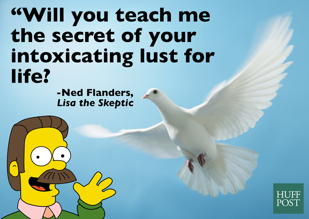 Ned Flanders Patience Quote