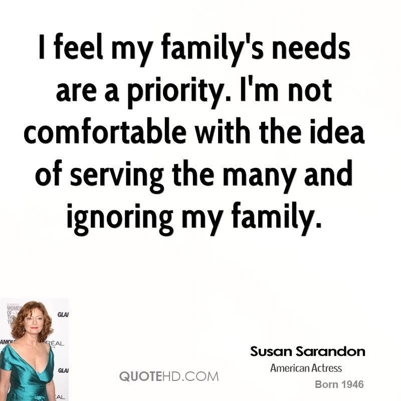 Family Priority Quotes. QuotesGram