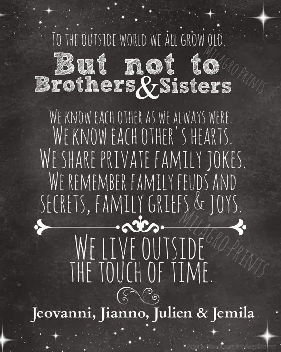 Quotes About Siblings. QuotesGram