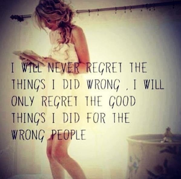 Quotes About Regrets In Relationships. QuotesGram