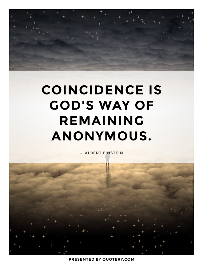 Coincidence Einstein Quotes. QuotesGram
