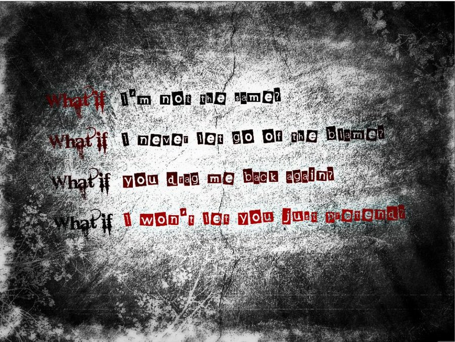 Three Days Grace - Tell Me Why, Lyrics on screen