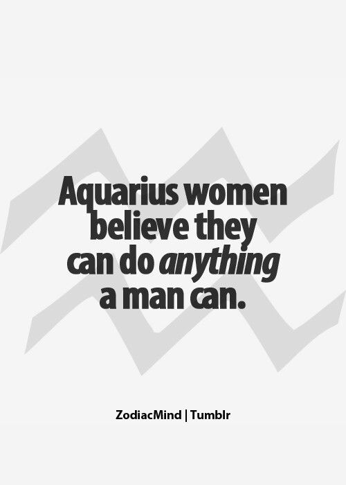To know woman things about aquarius How to