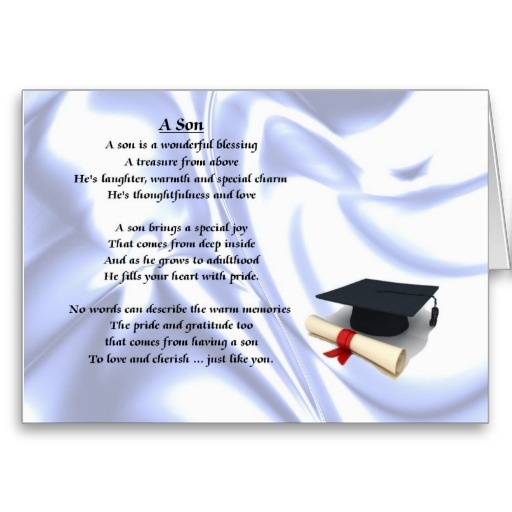Graduation Quotes For Son From Parents Quotesgram