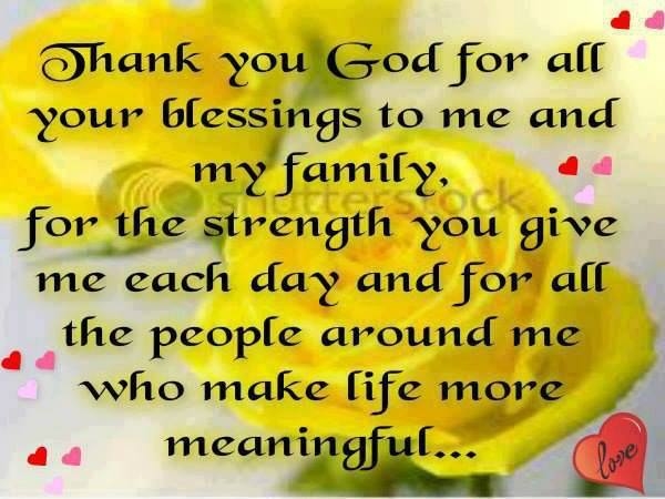 Thank God For Family Quotes. Quotesgram