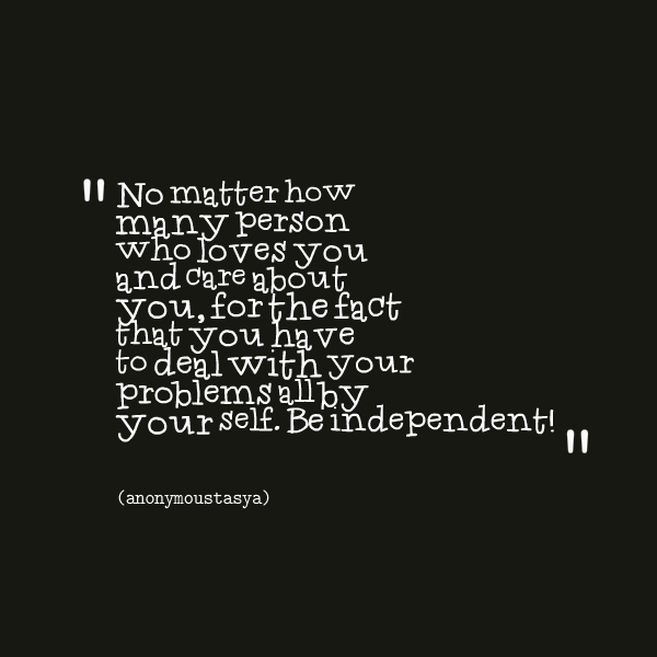 independent people quotes