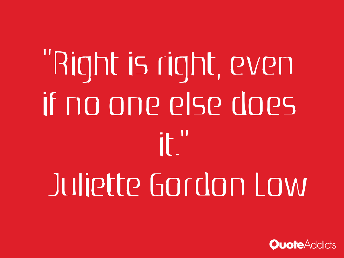 Juliette Gordon Low Leadership Quote