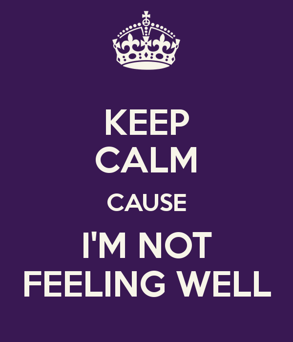 Not feeling anything. Feeling better. Feeling well. I'M feeling well. Best feelings.