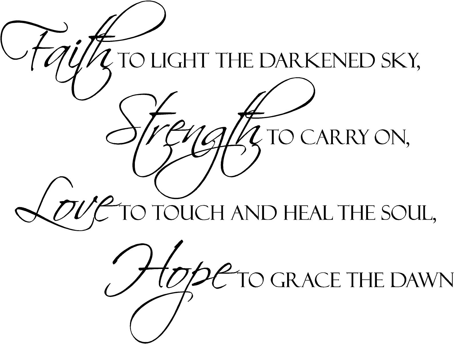 Inspirational Quotes Strength Faith Quotesgram