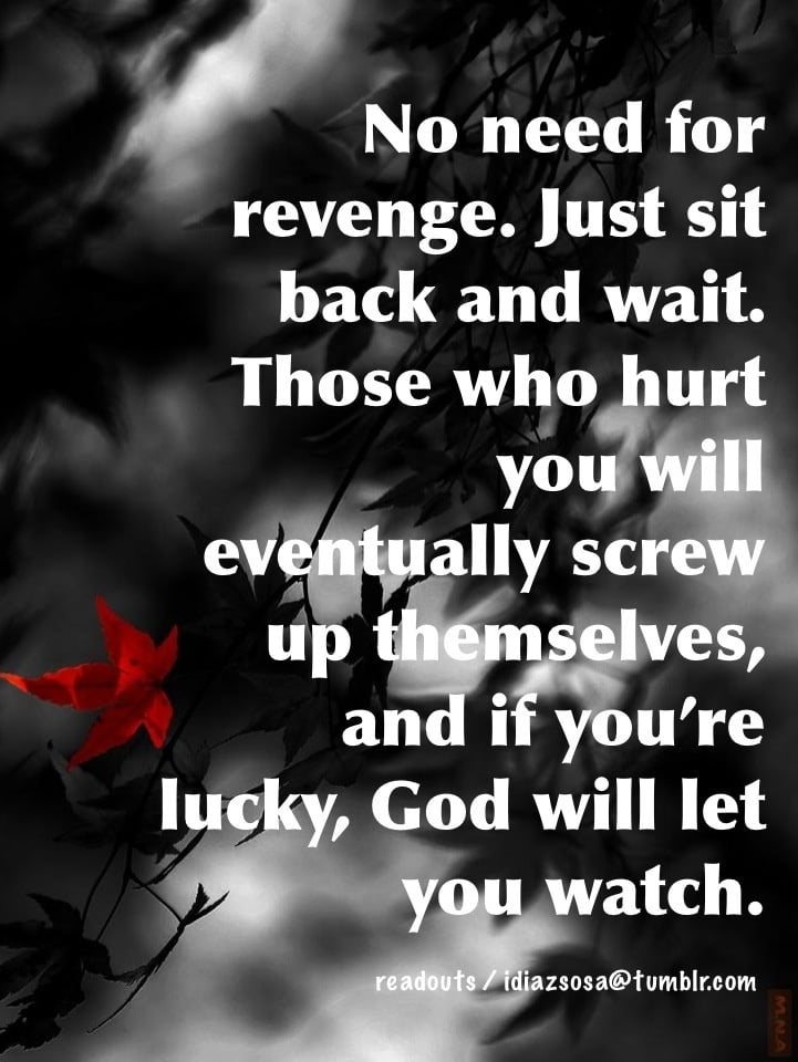 Quotes About Revenge And Karma. QuotesGram