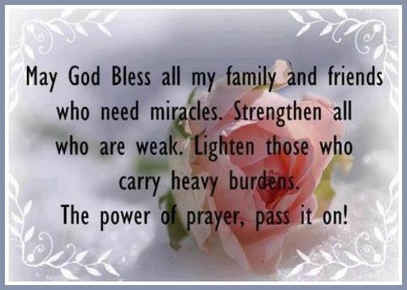 God blessing my family deals