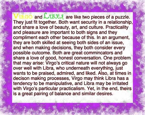 Virgo and libra friendship compatibility