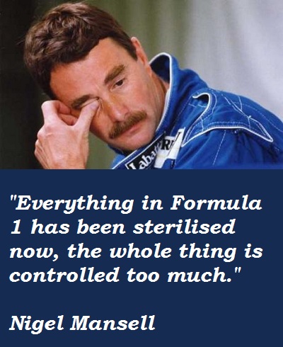 Nigel Mansell Quotes