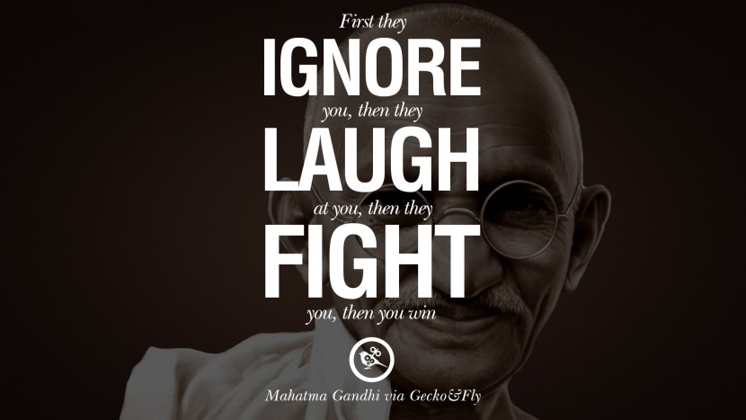 Gandhi Protest Quotes. QuotesGram