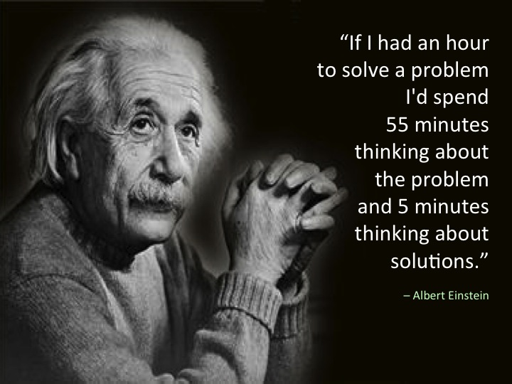albert einstein quote on problem solving