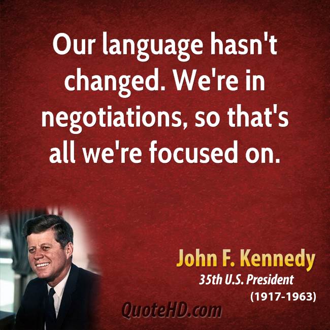 Quotes About Negotiations. QuotesGram