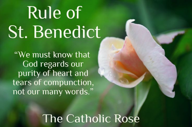 rule of saint benedict quotes