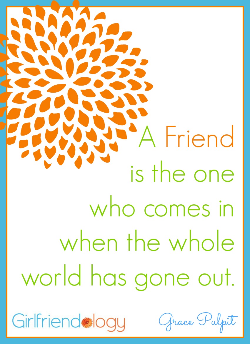 Friend comes in all shapes and sizes.