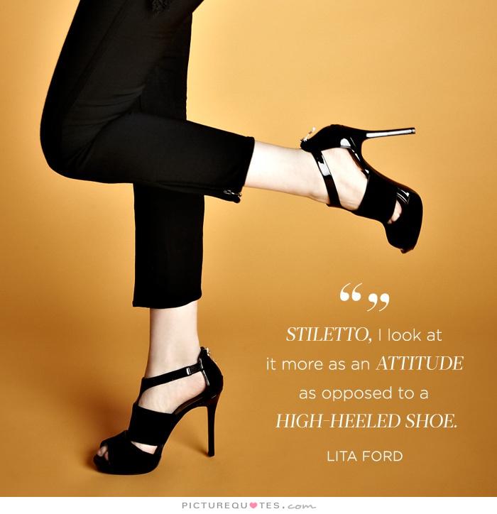 Winona Ryder Quote: A woman who wears high heels is very different, I  think, than a woman who wears sandals.