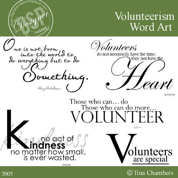 Inspiring Quotes About Volunteerism. QuotesGram