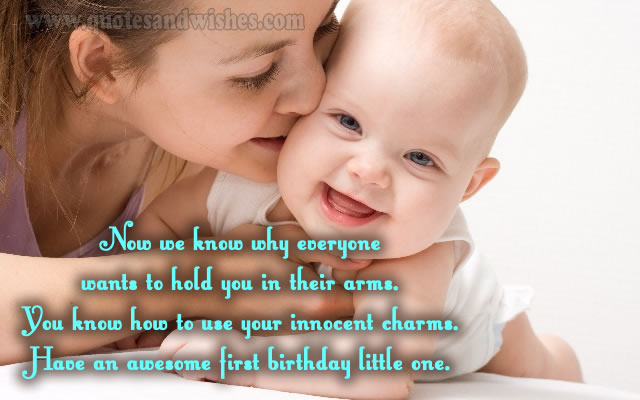 1st Birthday Inspirational Quotes Quotesgram