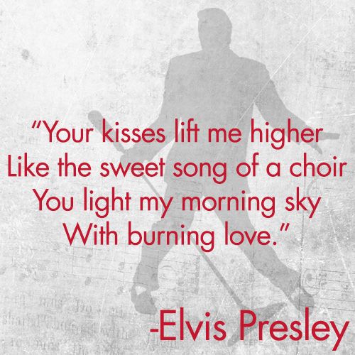 Elvis Presley Song Quotes. QuotesGram