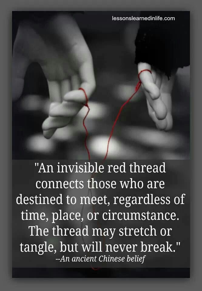 An Invisible Red Thread Adoption Proverb 