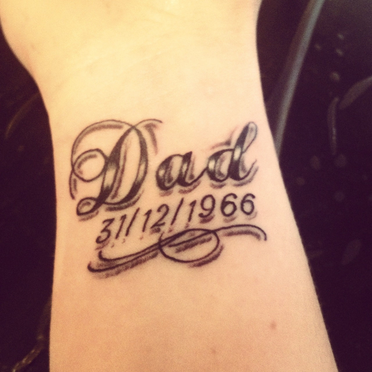rip dad tattoos for men with cross in the middleTikTok Search