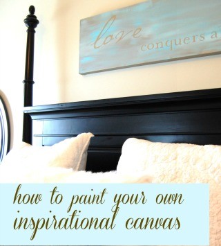 Inspirational Quotes On Canvas Diy. QuotesGram