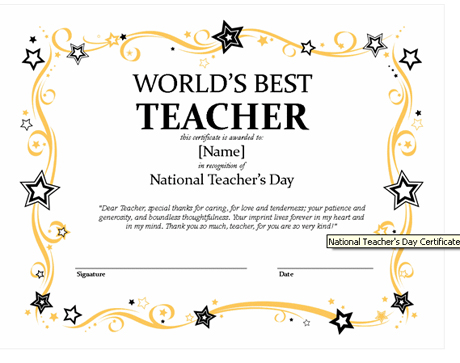 award certificate quotes quotesgram world s best teacher certificate