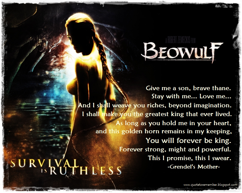 quotes from beowulf that show bravery