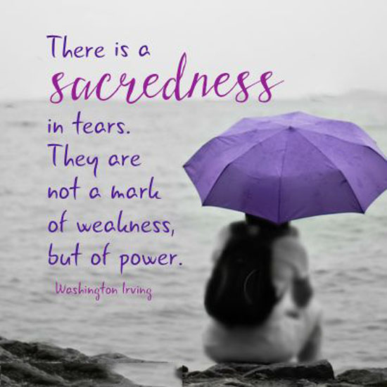 Tears and Sacredness